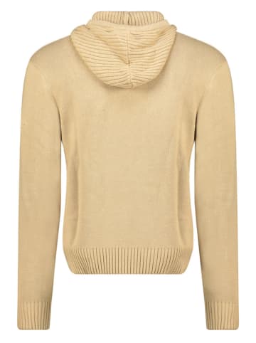 Geographical Norway Sweter "Flicker" w kolorze beżowym