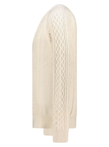 Geographical Norway Sweter "Fresh" w kolorze kremowym