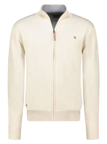 Geographical Norway Kardigan "Fregate" w kolorze kremowym