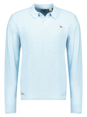 Geographical Norway Trui "Fiji" lichtblauw