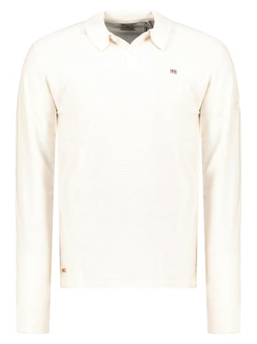 Geographical Norway Sweter "Fiji" w kolorze kremowym