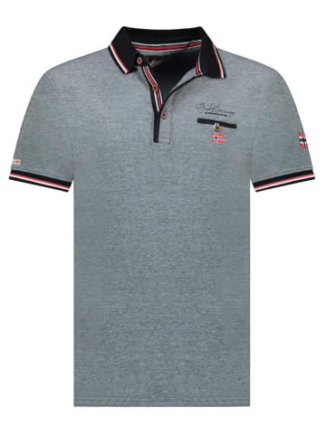 Geographical Norway Poloshirt "Kblended" in Grau