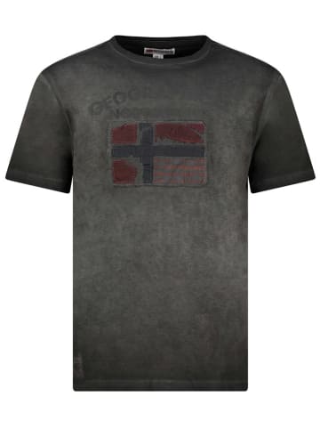 Geographical Norway Shirt "Jotz" in Schwarz