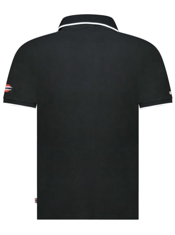 Geographical Norway Poloshirt "Kara" in Schwarz