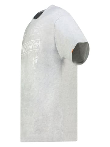 Geographical Norway Koszulka "Jartin" w kolorze szarym