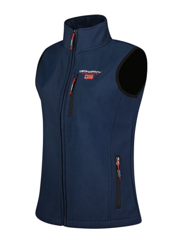 Geographical Norway Kamizelka softshellowa "Vakito" w kolorze granatowym