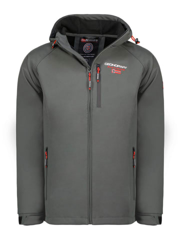 Geographical Norway Kurtka softshellowa "Takito" w kolorze antracytowym