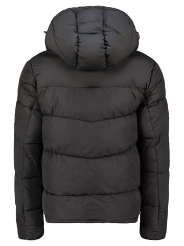 Geographical Norway Doorgestikte jas zwart