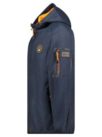 Geographical Norway Kurtka softshellowa "Tedro" w kolorze granatowo-pomarańczowym