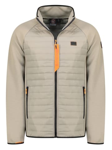 Geographical Norway Fleece vest "Traboule" beige/grijs