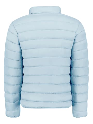 Geographical Norway Doorgestikte jas "Amigomap" lichtblauw