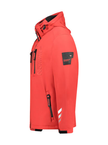 Geographical Norway Kurtka softshellowa "Richywood" w kolorze czerwonym