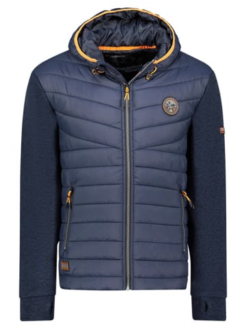 Geographical Norway Kurtka polarowa "Ummos" w kolorze granatowym
