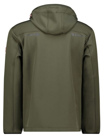 Geographical Norway Kurtka softshellowa "Twopac" w kolorze khaki