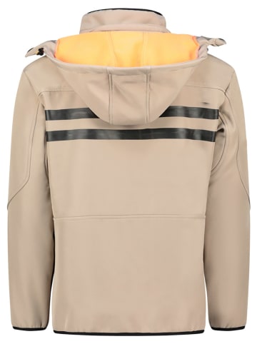 Geographical Norway Kurtka softshellowa "Tramway" w kolorze beżowym