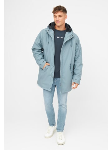 Derbe Regenjacke in Hellblau