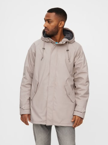 Derbe Regenjacke in Beige