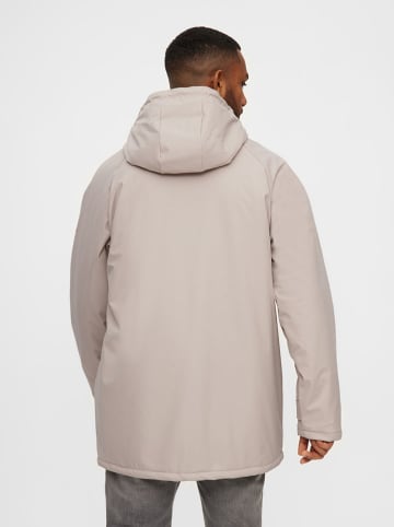 Derbe Regenjacke in Beige