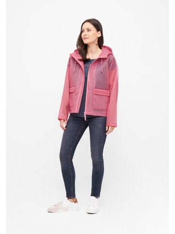 Derbe Regenjacke in Pink