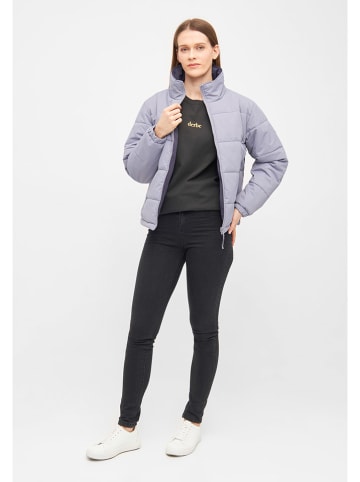 Derbe Wende-Regenjacke in Lavendel/ Aubergine