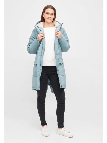 Derbe Regenparka in Hellblau