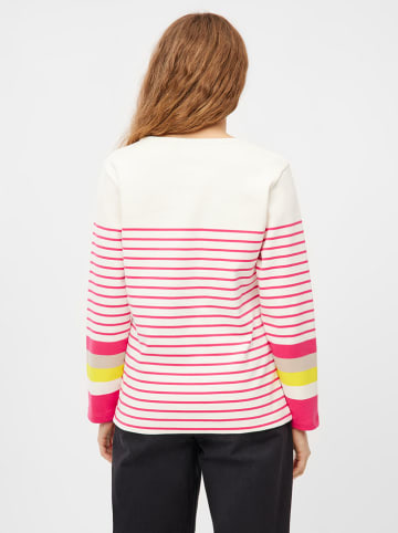 Derbe Longsleeve in Creme/ Pink