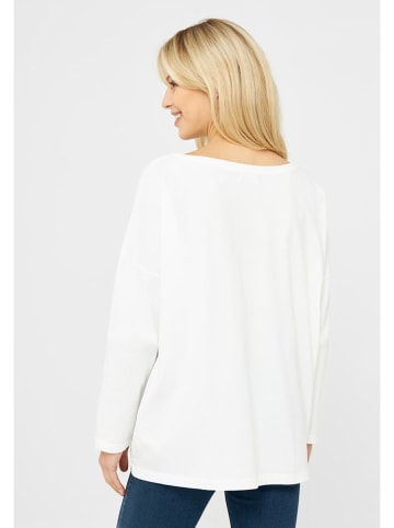 Derbe Longsleeve in Weiß