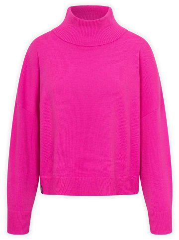 Derbe Rollkragenpullover in Pink