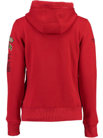 Geographical Norway Bluza "Gymclass" w kolorze czerwonym