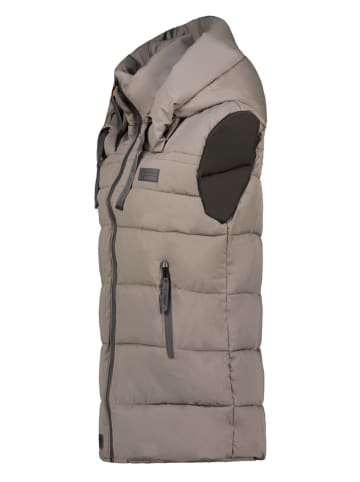 Geographical Norway Doorgestikte bodywarmer "Dolbar" taupe
