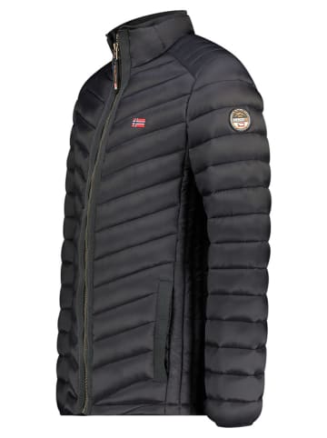 Geographical Norway Kurtka pikowana "Carliti" w kolorze czarnym
