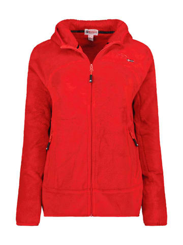 Geographical Norway Kurtka polarowa "Upalood" w kolorze czerwonym