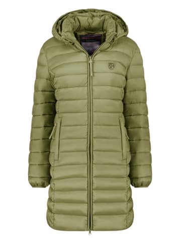 Geographical Norway Steppmantel "Atikotal" in Grün