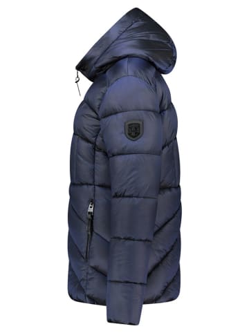 Geographical Norway Doorgestikte jas "Blanche" donkerblauw