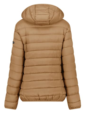 Geographical Norway Doorgestikte jas "Atikolor" taupe