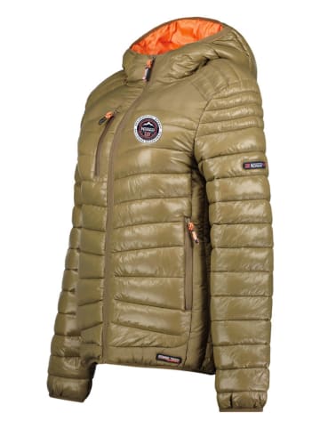 Geographical Norway Doorgestikte jas "Bambway" kaki