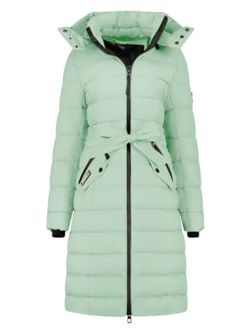Geographical Norway Płaszcz zimowy "Cabima" w kolorze miętowym
