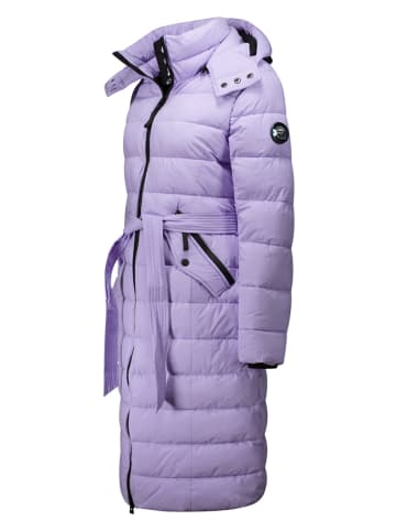 Geographical Norway Doorgestikte mantel "Cabima" paars