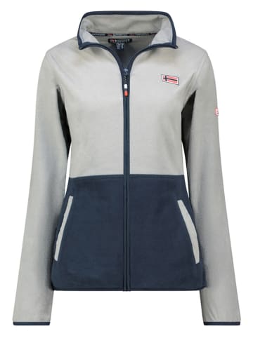 Geographical Norway Fleecejacke "Touki" in Dunkelblau/ Grau
