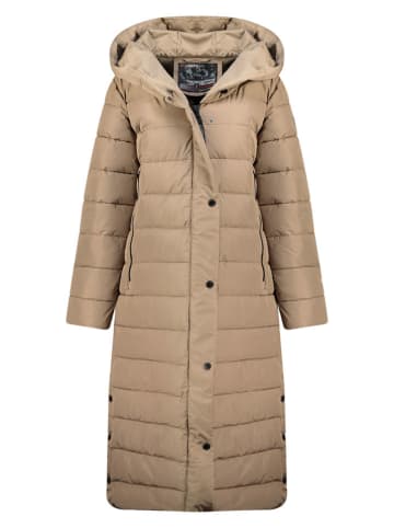 Geographical Norway Doorgestikte mantel "Constance" beige