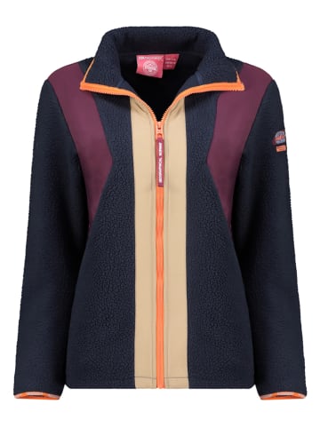 Geographical Norway Kurtka polarowa "Uriel" w kolorze granatowym