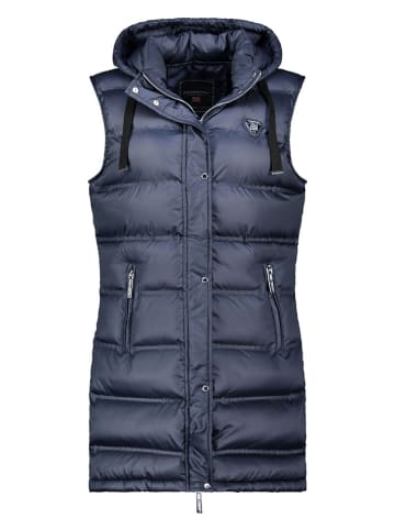 Geographical Norway Doorgestikte bodywarmer "Velodie" donkerblauw