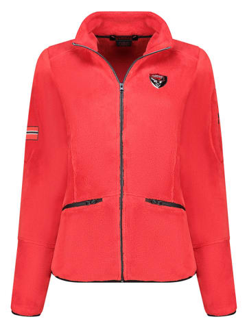 Geographical Norway Kurtka polarowa "Tisaline" w kolorze czerwonym