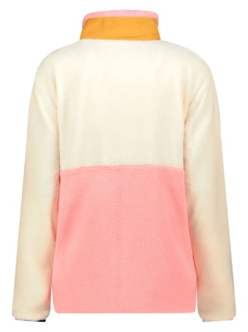Geographical Norway Fleece vest "Talexa" crème/lichtroze/oranje