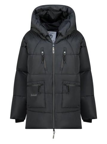 Geographical Norway Steppmantel "Badaboum" in Schwarz