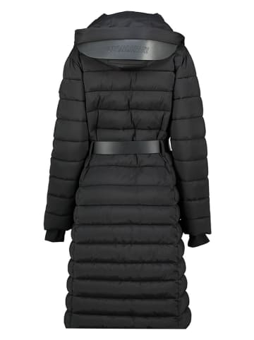 Geographical Norway Płaszcz pikowany "Eleonor" w kolorze czarnym