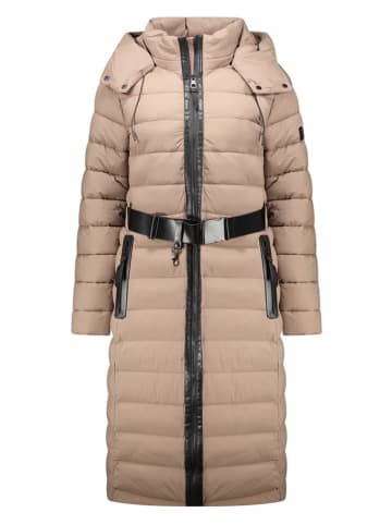 Geographical Norway Płaszcz pikowany "Eleonor" w kolorze beżowym