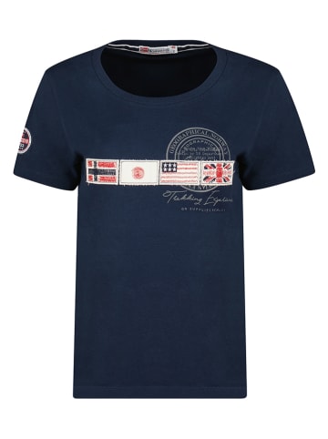 Geographical Norway Shirt "Jorama" donkerblauw