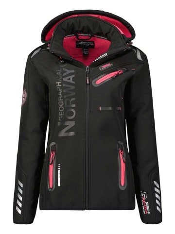 Geographical Norway Softshelljacke "Assor" in Schwarz
