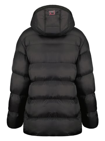 Geographical Norway Doorgestikte jas "Citernier" zwart